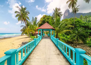 Beautiful Walkways: Colorful Bridge in Malaysia - Puzzle Highlights, 1000 Pieces