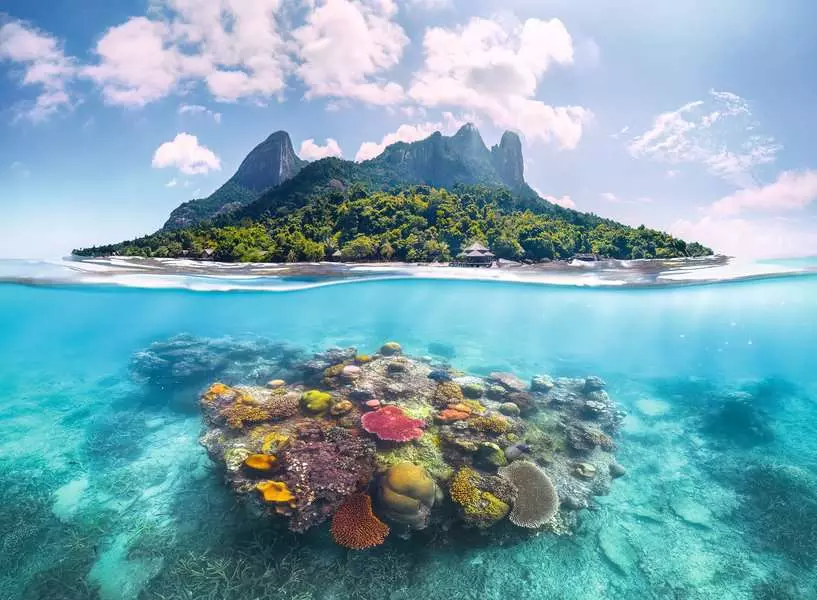 Island Waterscape - Standard Adult Puzzle, 500 Pieces