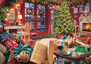 Cozy Christmas Retreat - Larger Puzzle Pieces, 500 Pieces (Large)