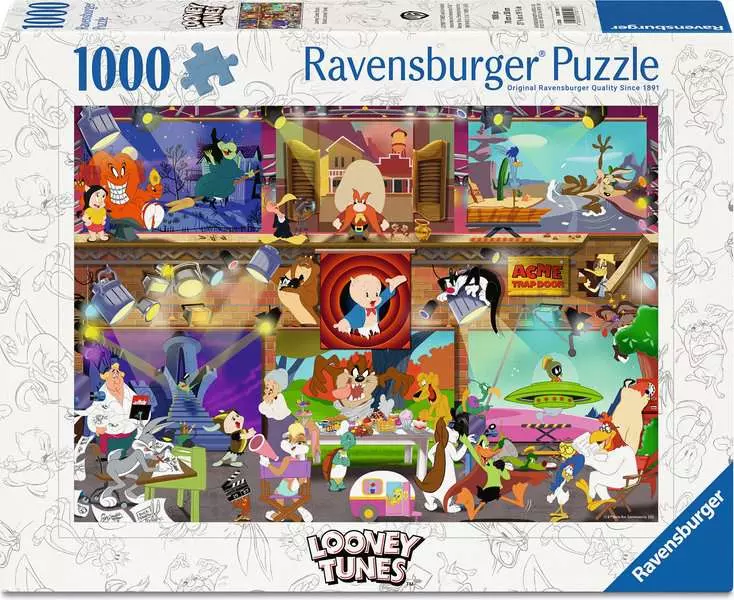 Looney Tunes Studio - Standard Adult Puzzle, 1000 Pieces