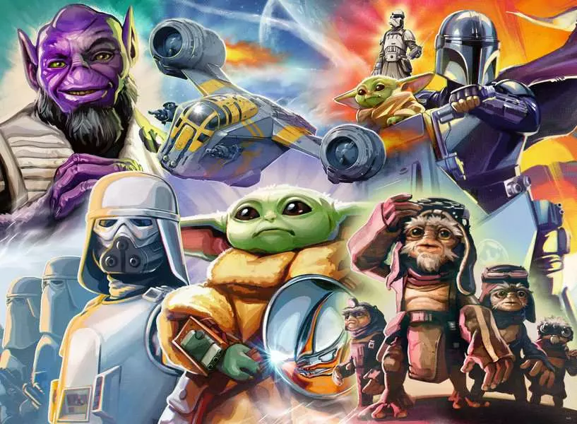 Star Wars: The Mandalorian and Grogu - Standard Adult Puzzle, 500 Pieces