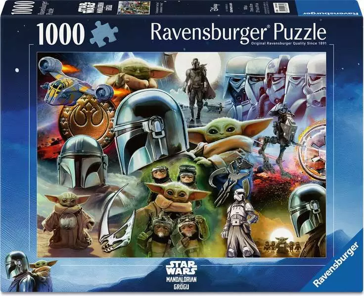 Star Wars: The Mandalorian and Grogu - Standard Adult Puzzle, 1000 Pieces