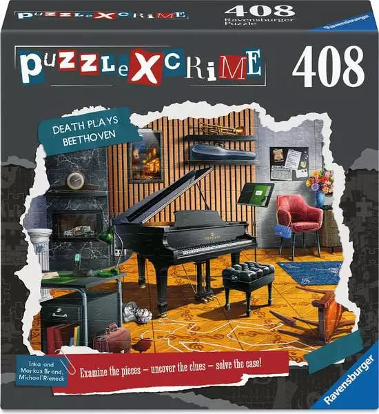 Death Plays Beethoven - Puzzle x Crime, 408 Pieces