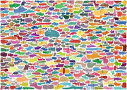387 Dogs & One Cat - Larger Puzzle Pieces, 300 Pieces (Large)