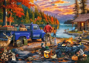 Sunset Lake - Larger Puzzle Pieces, 300 Pieces (Large)