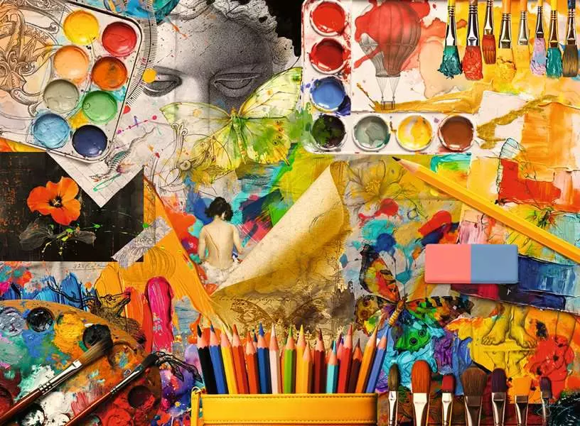 Art Studio - Standard Adult Puzzle, 500 Pieces