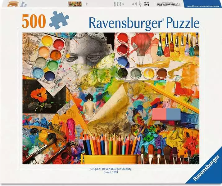 Art Studio - Standard Adult Puzzle, 500 Pieces