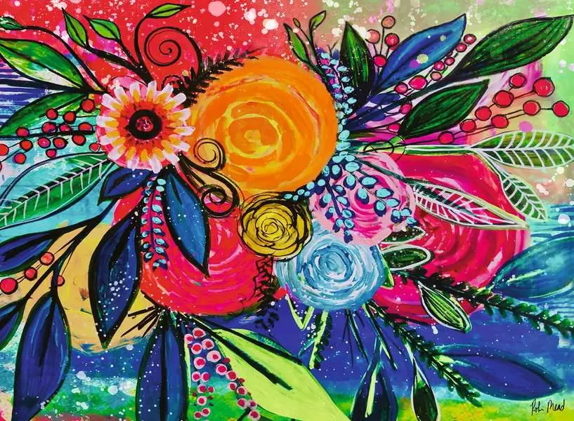 Color Burst - Standard Adult Puzzle, 500 Pieces