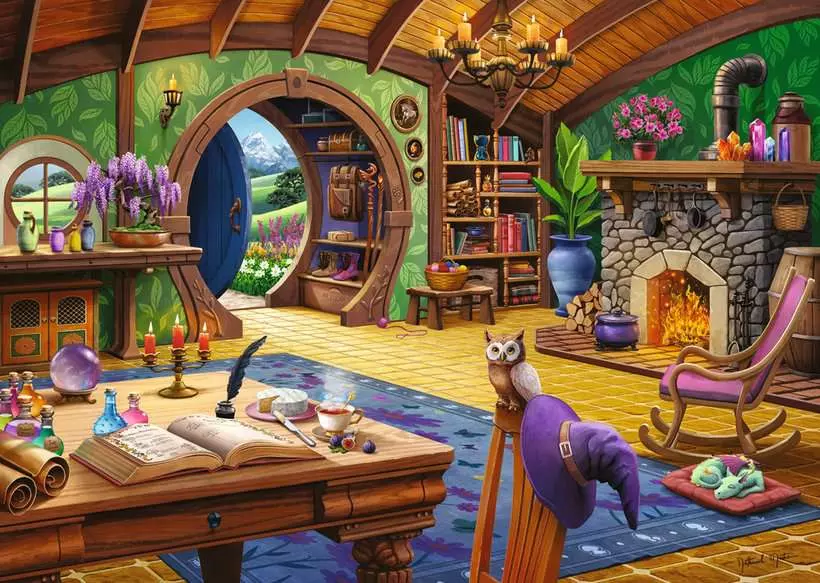 Charmed Cottage - Standard Adult Puzzle, 1000 Pieces