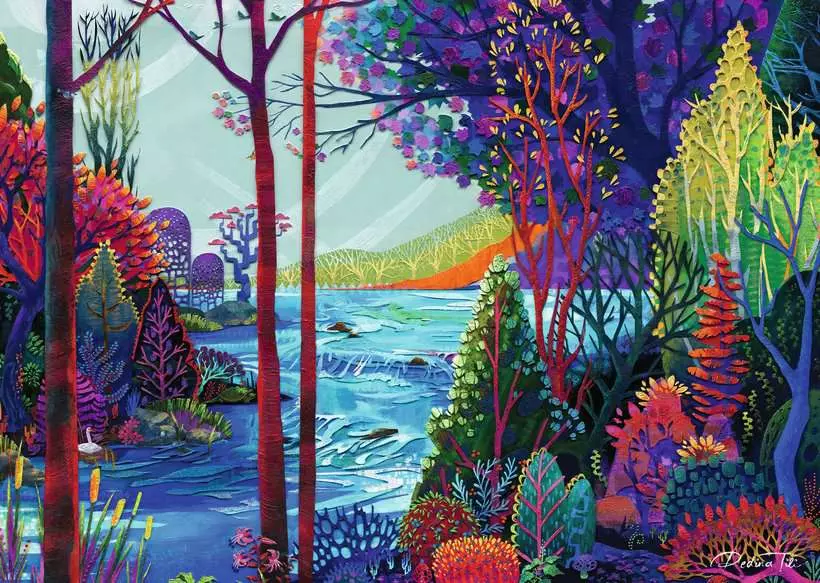 Indigo Forest - Standard Adult Puzzle, 1000 Pieces