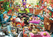 The Cat Groomer - Standard Adult Puzzle, 1000 Pieces