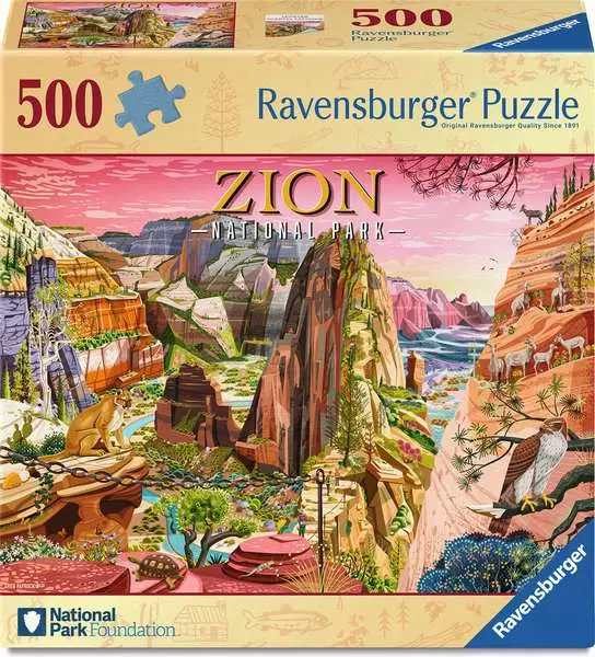 Zion National Park - Standard Adult Puzzle, 500 Pieces