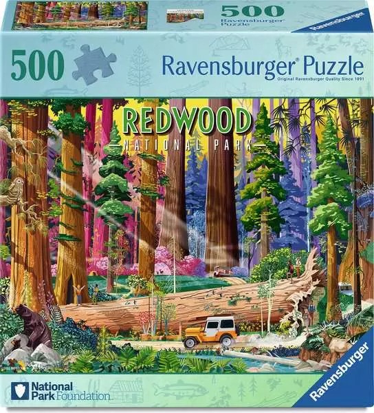 Redwood National Park - Standard Adult Puzzle, 500 Pieces