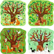 Four Seasons (12, 16, 20, & 24 Pieces) - Puzzle UP! - Children's Puzzle