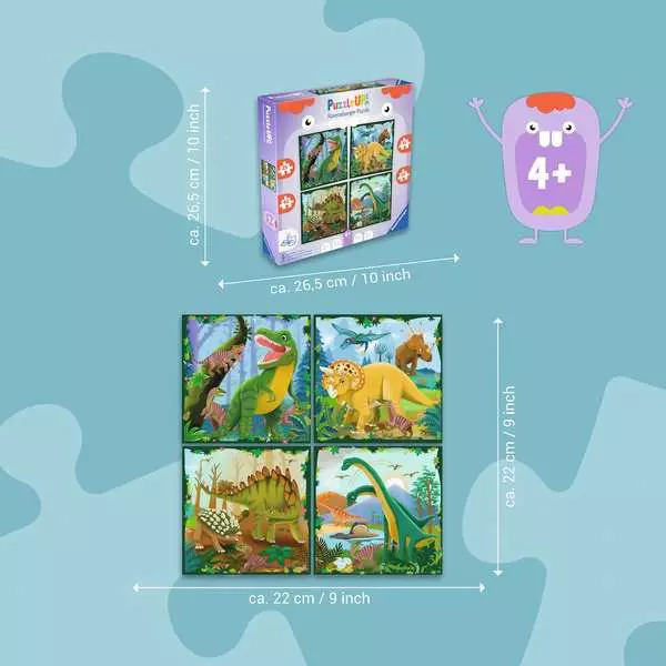 Dinosaurs (25, 36, 42, & 56 Pieces) - Puzzle UP! - Children's Puzzle