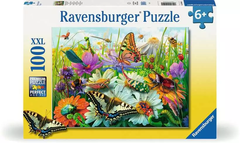 Wonderful World of Insects - Children's Puzzle, 100 Pieces (XXL)