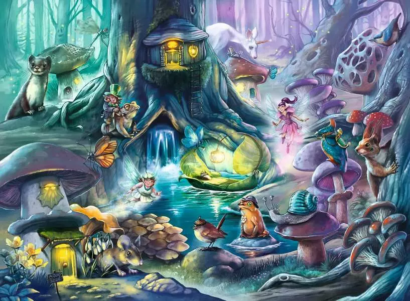 Enchanting Forest - Children's Puzzle, 150 Pieces (XXL)