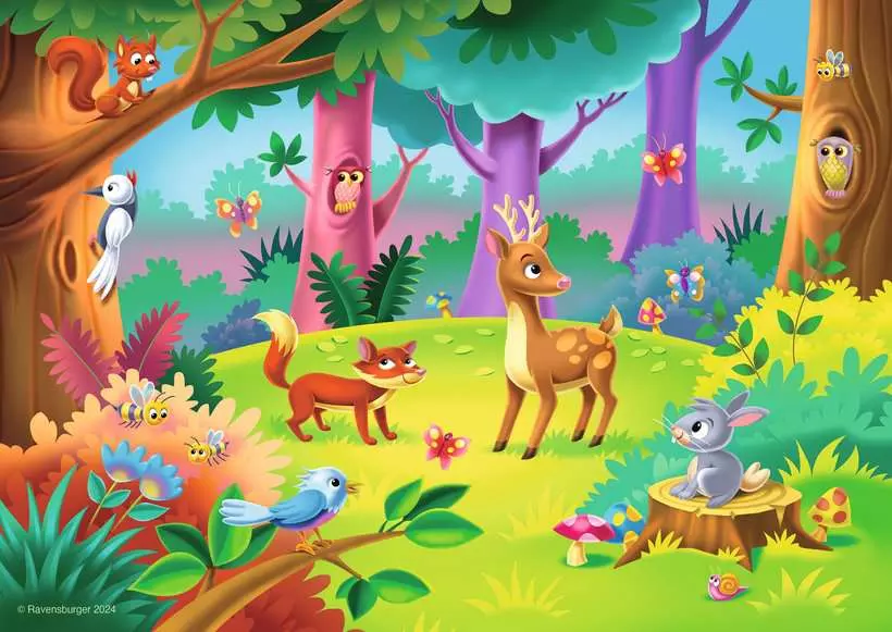 MFP: How Many Can You Count? (6, 8, 10, & 12 Pieces) - 4 Jigsaw Puzzles - Children's Puzzle