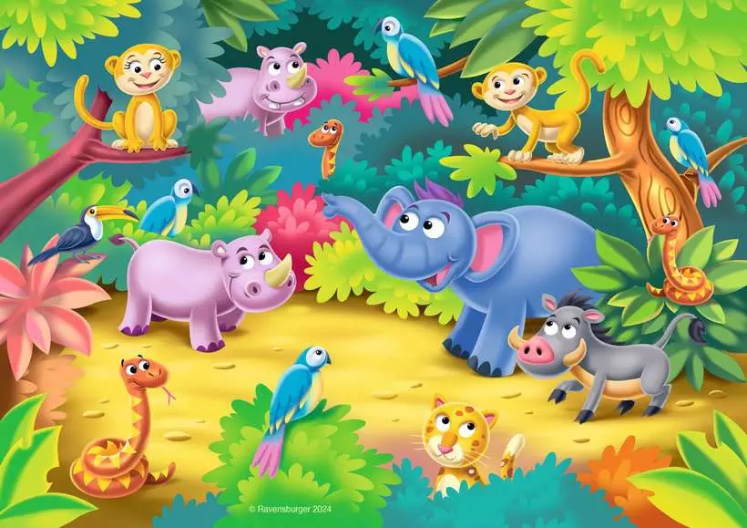 MFP: How Many Can You Count? (6, 8, 10, & 12 Pieces) - 4 Jigsaw Puzzles - Children's Puzzle