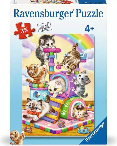 Playful Purr Babies - Children's Puzzle, 35 Pieces