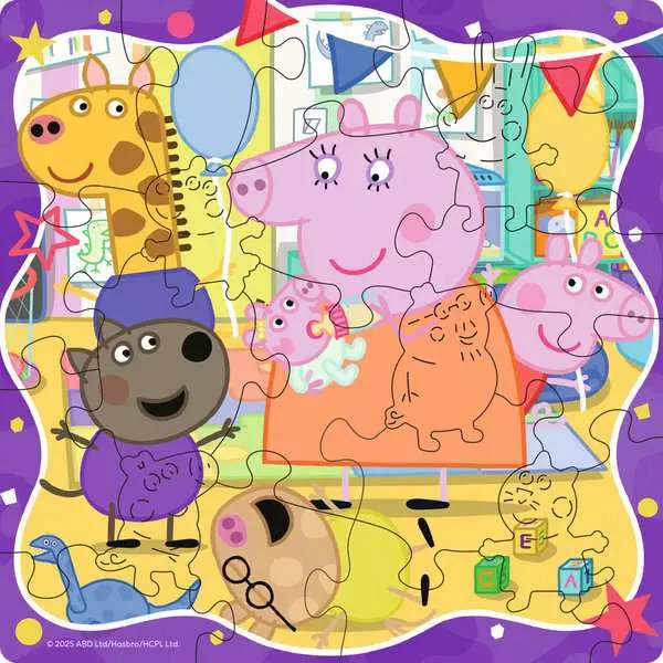 Peppa Pig - Wooden Puzzles, 22 Pieces