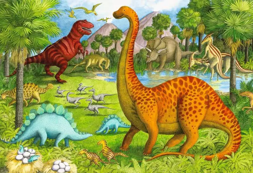 Dinosaur Friends - Children's Puzzle, 24 Pieces