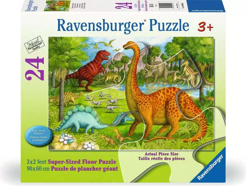 Dinosaur Friends - Children's Puzzle, 24 Pieces