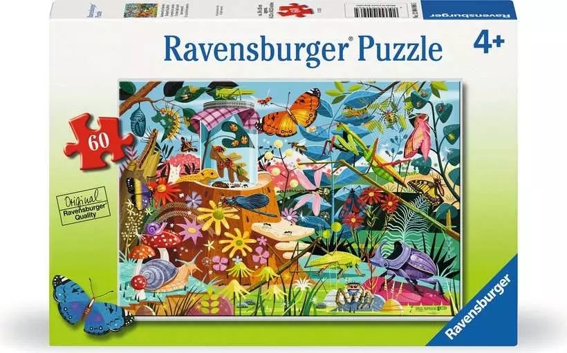 Backyard Bug World - Children's Puzzle, 60 Pieces