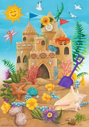 Sunshine Sandcastle - Children's Puzzle, 35 Pieces