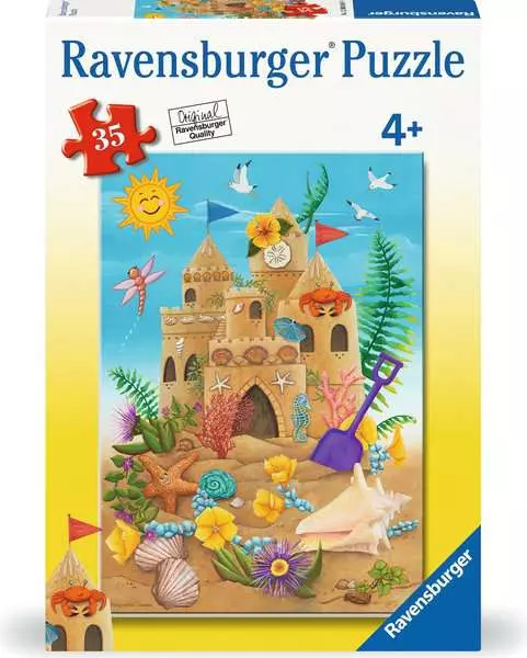 Sunshine Sandcastle - Children's Puzzle, 35 Pieces