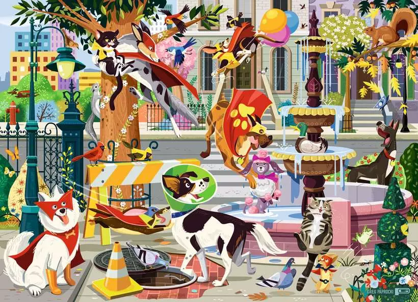 Super Dogs to the Rescue - Children's Puzzle, 60 Pieces