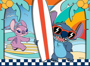 Disney: Sporty Stitch (12, 16, 20, & 24 Pieces) - 4 Jigsaw Puzzles - Children's Puzzle