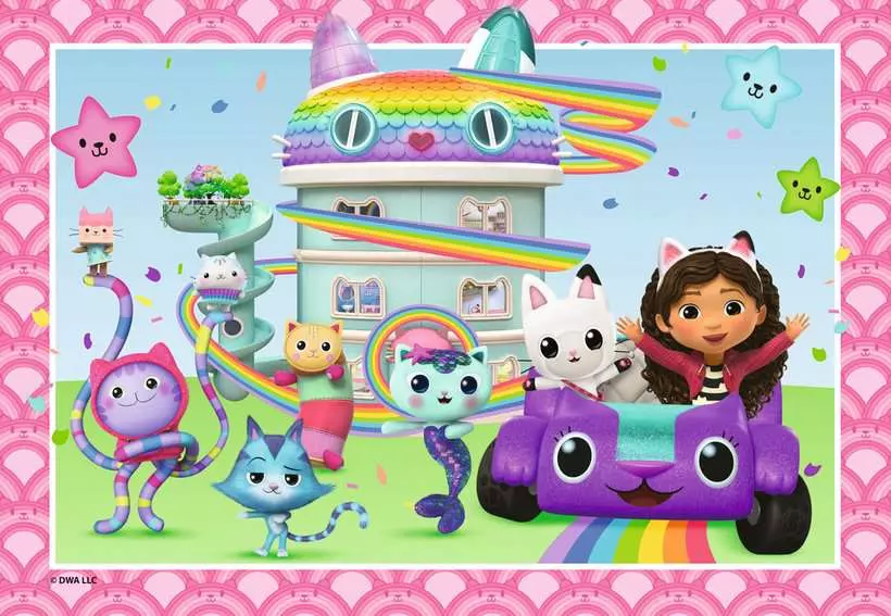 Gabby's Dollhouse: Ready to Party! - Children's Puzzle, 2 Puzzles x 24 Pieces