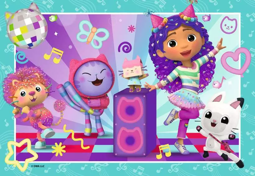 Gabby's Dollhouse: Ready to Party! - Children's Puzzle, 2 Puzzles x 24 Pieces