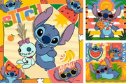 Disney Stitch: Aloha - Children's Puzzle, 3 Puzzles x 49 Pieces