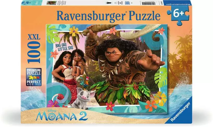 Moana 2 - Children's Puzzle, 100 Pieces (XXL)