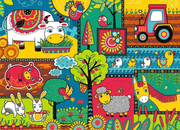 A Day at the Farm - Children's Puzzle, 60 Pieces