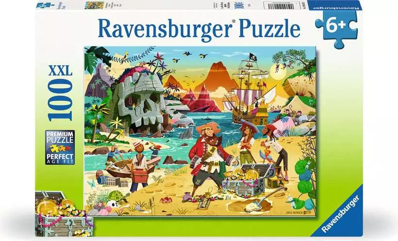 Treasure! - Children's Puzzle, 100 Pieces (XXL)