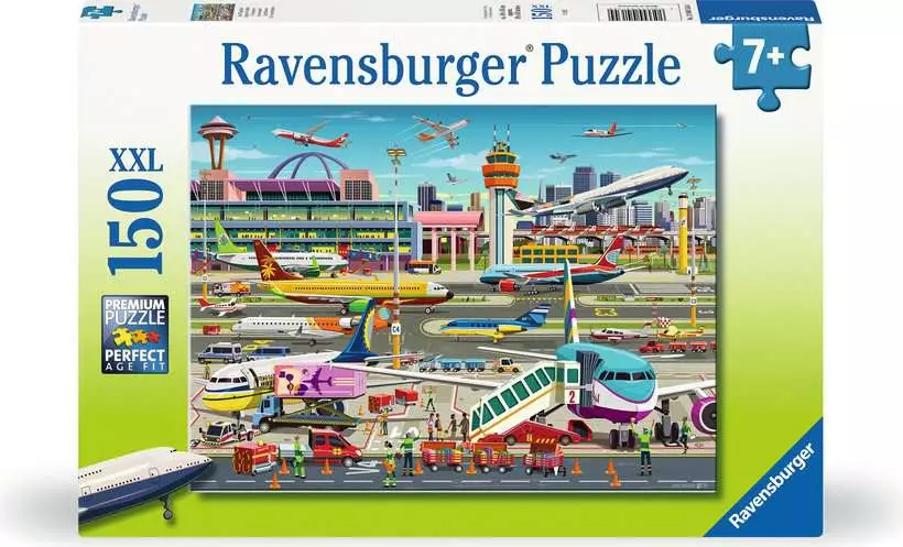 Airport Central - Children's Puzzle, 150 Pieces (XXL)