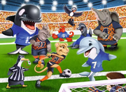 Soccer Field Flair - Children's Puzzle, 150 Pieces (XXL)