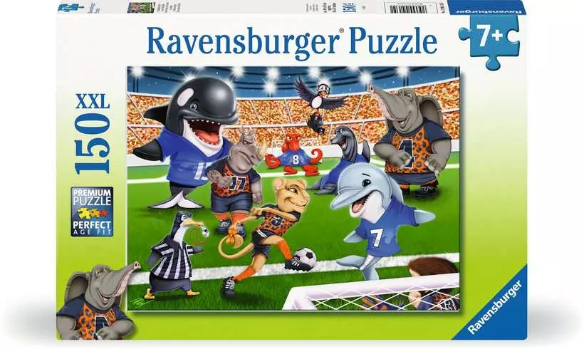 Soccer Field Flair - Children's Puzzle, 150 Pieces (XXL)