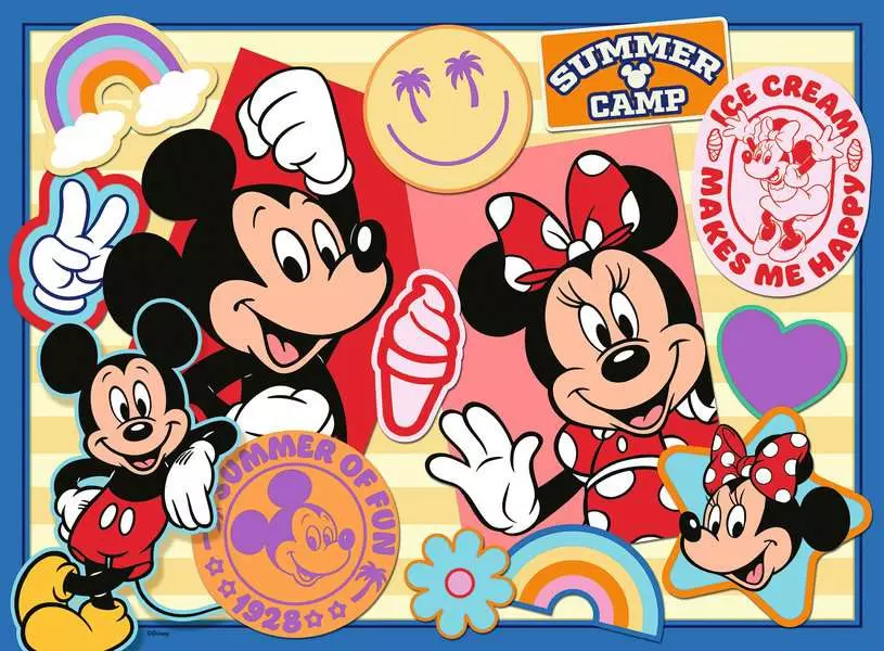 Disney: Mickey & Minnie's Road Trip! - Children's Puzzle, 200 Pieces (XXL)