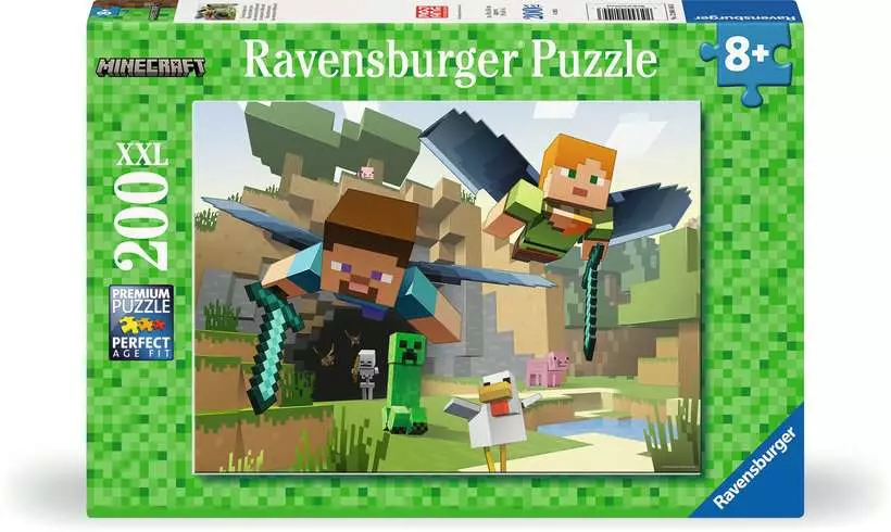 Minecraft Adventures - Children's Puzzle, 200 Pieces (XXL)