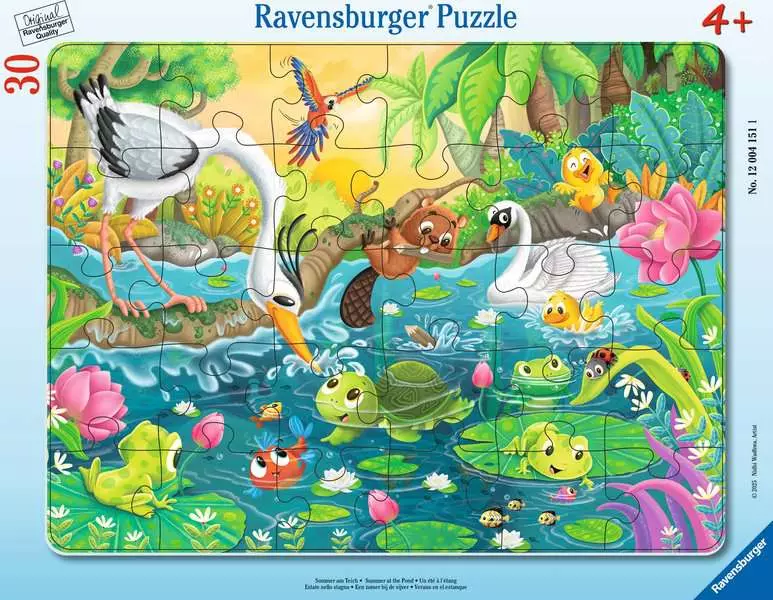 Summer at the Pond - Frame Puzzle, 30 Pieces