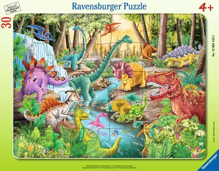 Dinosaur Roar - Frame Puzzle, 30 Pieces