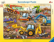 Working Hard - Frame Puzzle, 35 Pieces