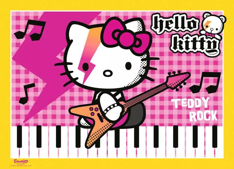 Let's go, Hello Kitty! - Bumper Pack, 4 Puzzles x 100 Pieces (XXL)