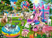 Tiara Birthday Party - Children's Puzzle, 100 Pieces (XXL)