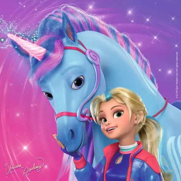 Unicorn Academy: Magic and Friendship - Children's Puzzle, 3 Puzzles x 49 Pieces