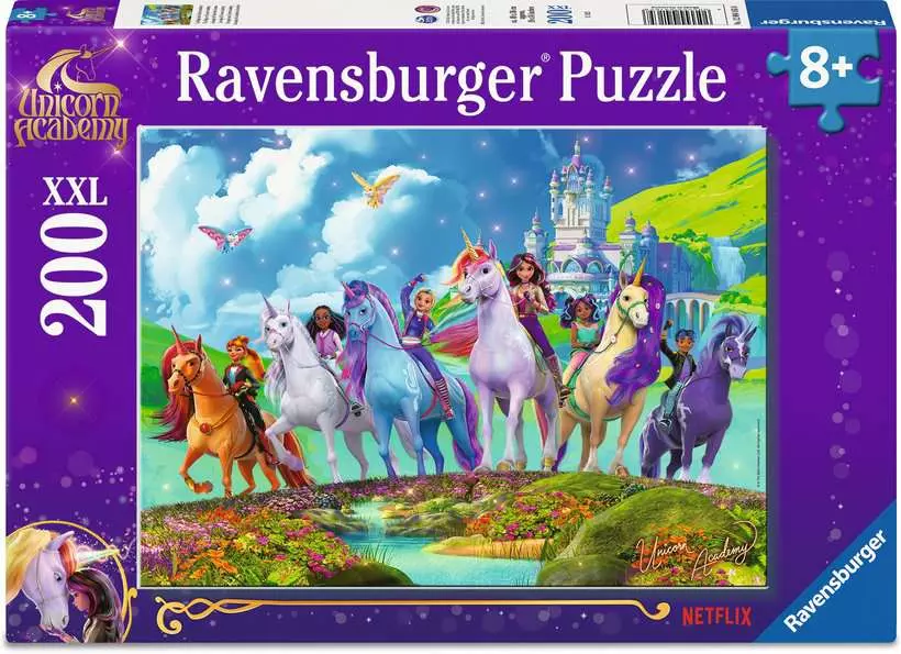 Unicorn Academy: The Magic of Unicorn Academy - Children's Puzzle, 200 Pieces (XXL)